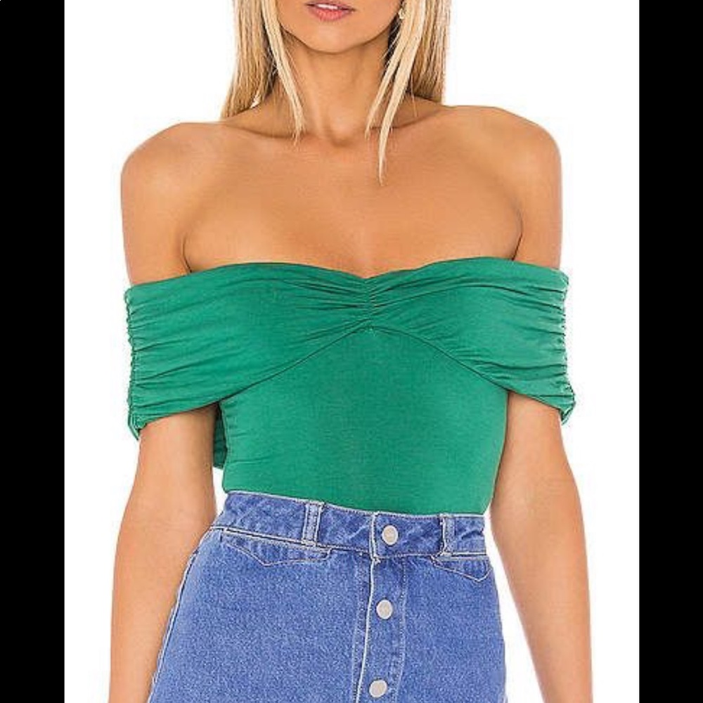 NWT Lovers&Friends Green Bodysuit